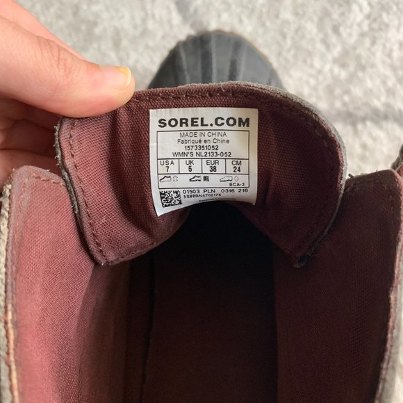 Sorel Women's Out N About Leather Ankle Boots - Picture 3 of 7
